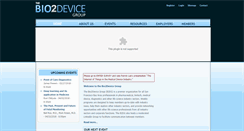 Desktop Screenshot of bio2devicegroup.org